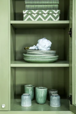 Ceramiczny kubek do kawy czarka Jazzy Aqua