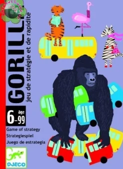 Djeco Gra karciana Gorilla MAKAO 5+