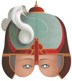 Djeco. Zestaw 4 masek Piraci Maski dla dzieci