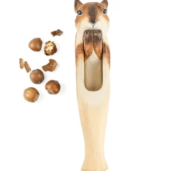 Dziadek do orzechów ręcznie rzeźbiony wiewiórka