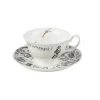 Filiżanka porcelanowa ze spodkiem Alicja w Krainie Czarów 210 ml