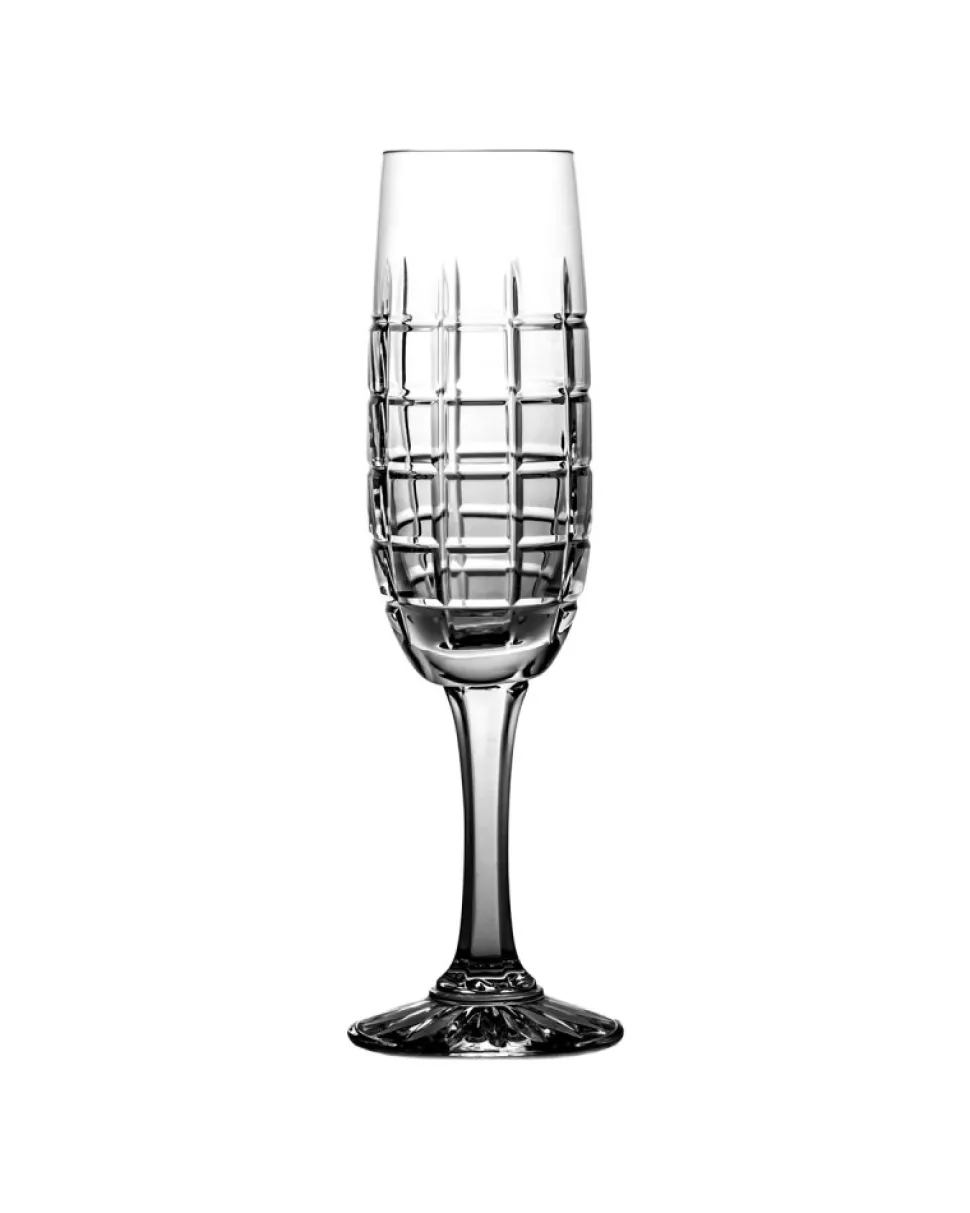Kieliszki do szampana symetric kryształowe 6 sztuk Crystal Julia