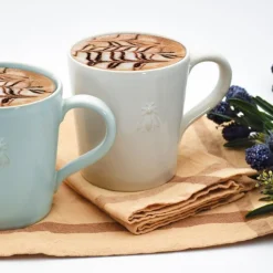 Kubek ceramiczny Kremowy Pszczoła Abeille La Rochere 400 ml