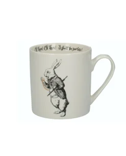 Kubek Porcelanowy Alicja w krainie czarów Królik w ozdobnym pudełku 350ml