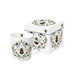 Kubek Porcelanowy Pszczoła w Ozdobnym Pudełku 350 ml