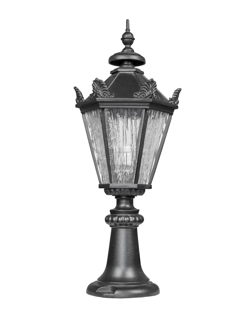 Lampa ogrodowa stojąca lampion lampa zewnętrzna żeliwna 67cm