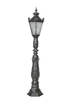 Lampa ogrodowa stojąca lampion lampa zewnętrzna żeliwna 123cm