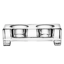 Mały świecznik kryształowy na tealight podgrzewacz 3,7 cm