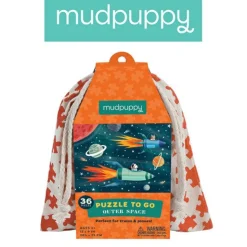 Mudpuppy. Puzzle podróżne w woreczku - Kosmos