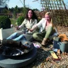 Palenisko ogrodowe metalowe kamienne grill