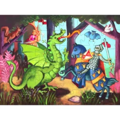Puzzle rycerz 4+ Djeco