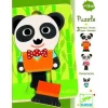 Puzzle 3 warstwowe układanka drewniana RODZINA PANDY DJECO