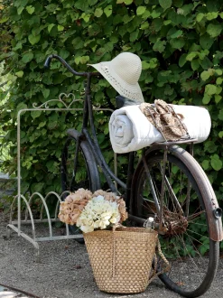 Stojak na rowery metalowy postarzany Chic Antique