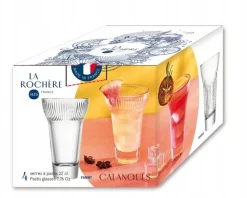 Szklanki do drinków Calanques komplet 4 szt. La Rochere 200 ml