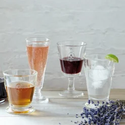 Szklanki Fleur de lys Lilijka La Rochere przezroczyste 250 ml 6 szt.