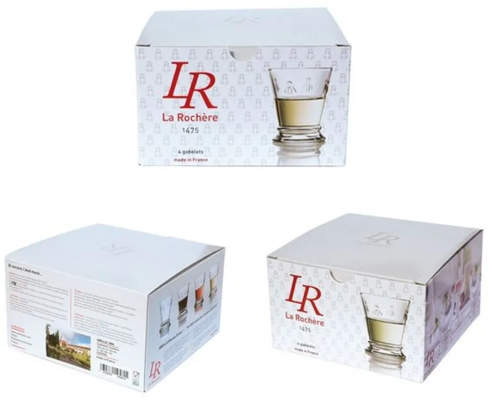 Szklanki Pszczoła Abeille La Rochere przezroczyste 260 ml 4 szt.