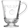 Szklanki z uchem Versailles Muszla La Rochere przezroczyste 275 ml 6 szt.