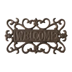 Tabliczka żeliwna Welcome