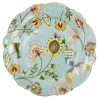 Talerz ceramiczny śniadaniowy Kwiaty komplet 4 szt.