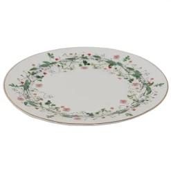 Talerz porcelanowy kwiaty łąki 21 cm zestaw 6 szt.