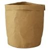Torba papierowa dekoracyjna naturalna osłonka na doniczkę 25 cm