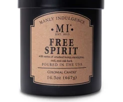Świeca sojowa Free Spirit Colonial Candle zapachowa w szkle 467g