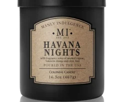 Świeca sojowa Havana Nights Colonial Candle zapachowa w szkle 467g