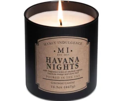 Świeca sojowa Havana Nights Colonial Candle zapachowa w szkle 467g