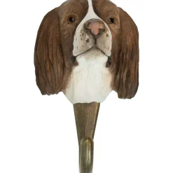 Wieszak do przedpokoju drewniany ręcznie robiony Spaniel