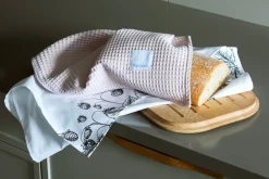 Zestaw 6 ścierek kuchennych: Łąka, Kurki, Poziomki