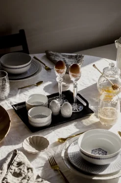 Zestaw śniadaniowy porcelana kryształ Polski Stół 2